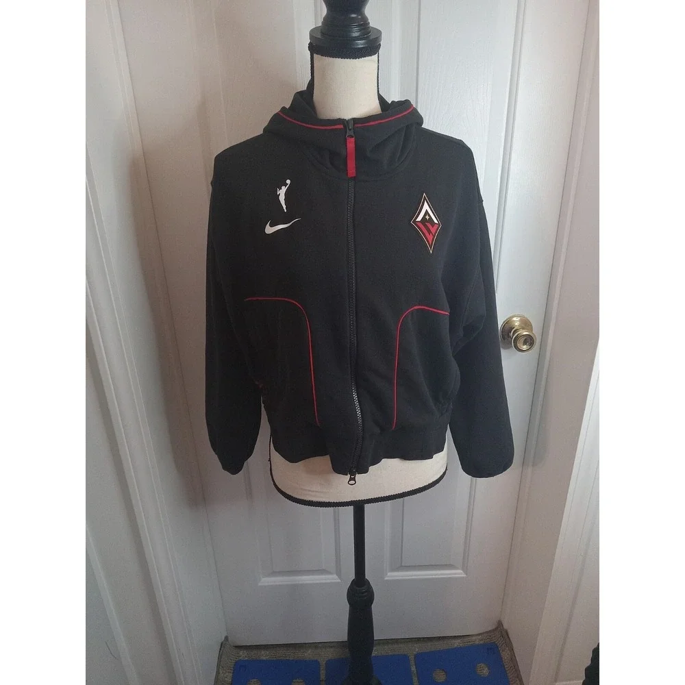 Nike Women's Dri-Fit WNBA Las Vegas Aces Full Zip Knit Hooded Jacket‎ XSMALL